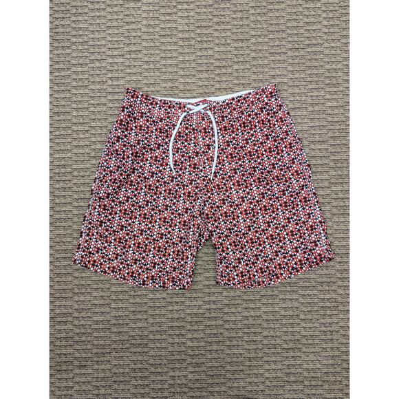 Saks Fifth Avenue Swim Trunks Men’s Size Large Modern Fit Blue Board Shorts - Picture 1 of 7